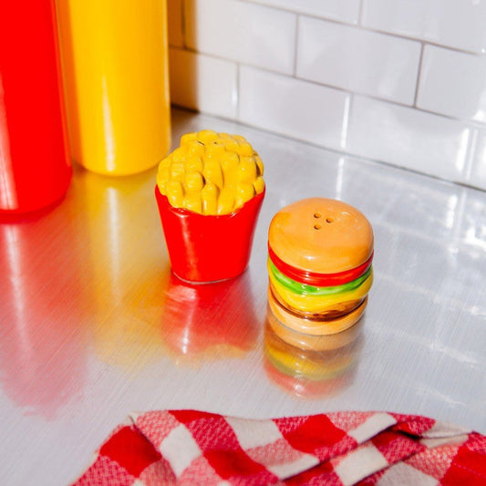 Burger & Fries Salt and Pepper Shakers - BetterThanFlowers