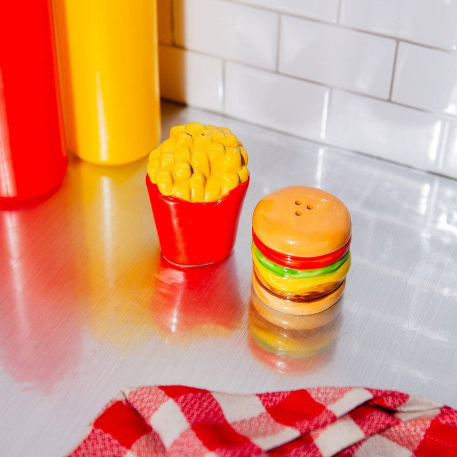 Burger & Fries Salt and Pepper Shakers - BetterThanFlowers