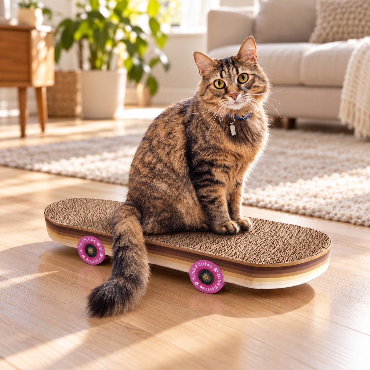 Cat Scratch Skateboard - BetterThanFlowers
