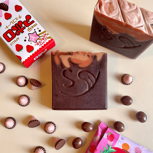 Chocolate Strawberry Christmas Soap by Soap Yummy - BetterThanFlowers