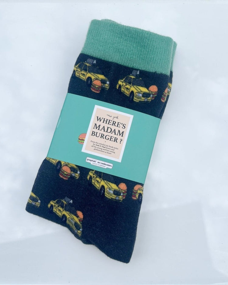 Colorful City Socks - Where Is Mister Dumpling & Friends? - BetterThanFlowers
