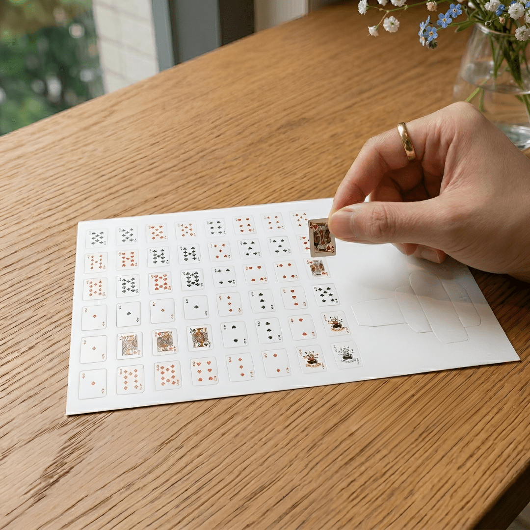 DIY（真的）迷你撲克牌 - 免費 - BetterThanFlowers