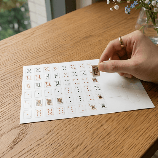 DIY（真的）迷你撲克牌 - 免費 - BetterThanFlowers