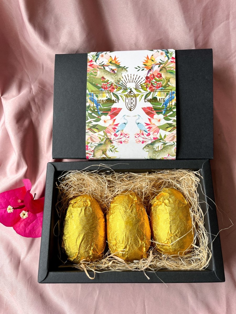 Easter Egg Trio by Conspiracy Chocolate - BetterThanFlowers