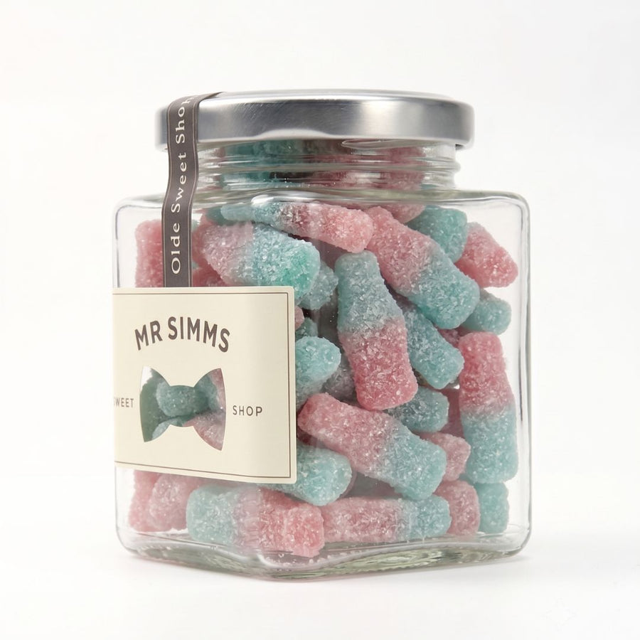 Fizzy Bubblegum Bottles Sweet Jar by Mr Simms - BetterThanFlowers