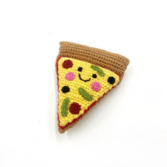 Friendly Pizza Slice Rattle - BetterThanFlowers
