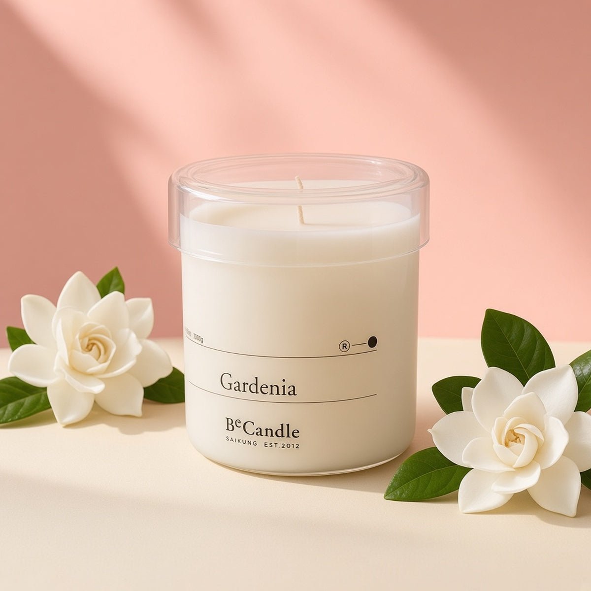 Gardenia Scented Candle 200g by BeCandle - BetterThanFlowers