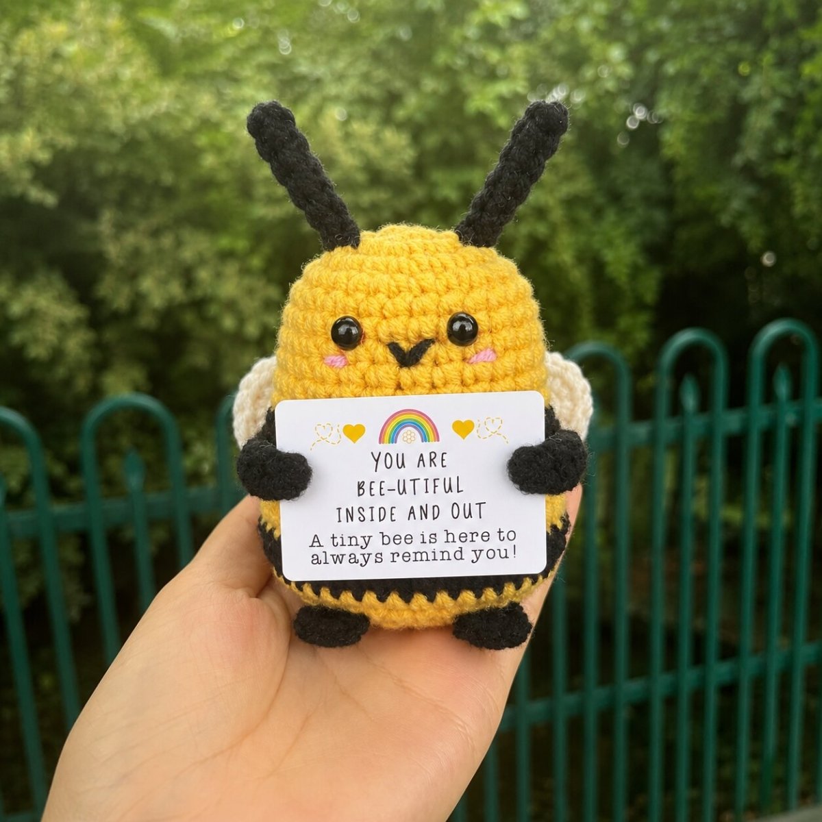 Handmade Knitted Emotional Support Bee - BetterThanFlowers