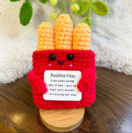 Handmade Knitted Positive Fries - BetterThanFlowers