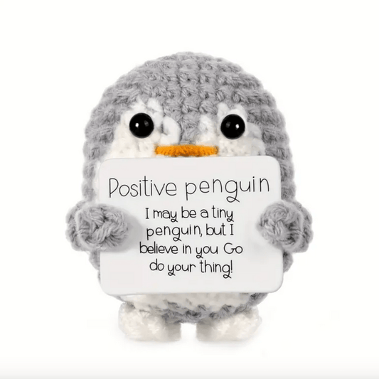Handmade Knitted Positive Penguin - BetterThanFlowers