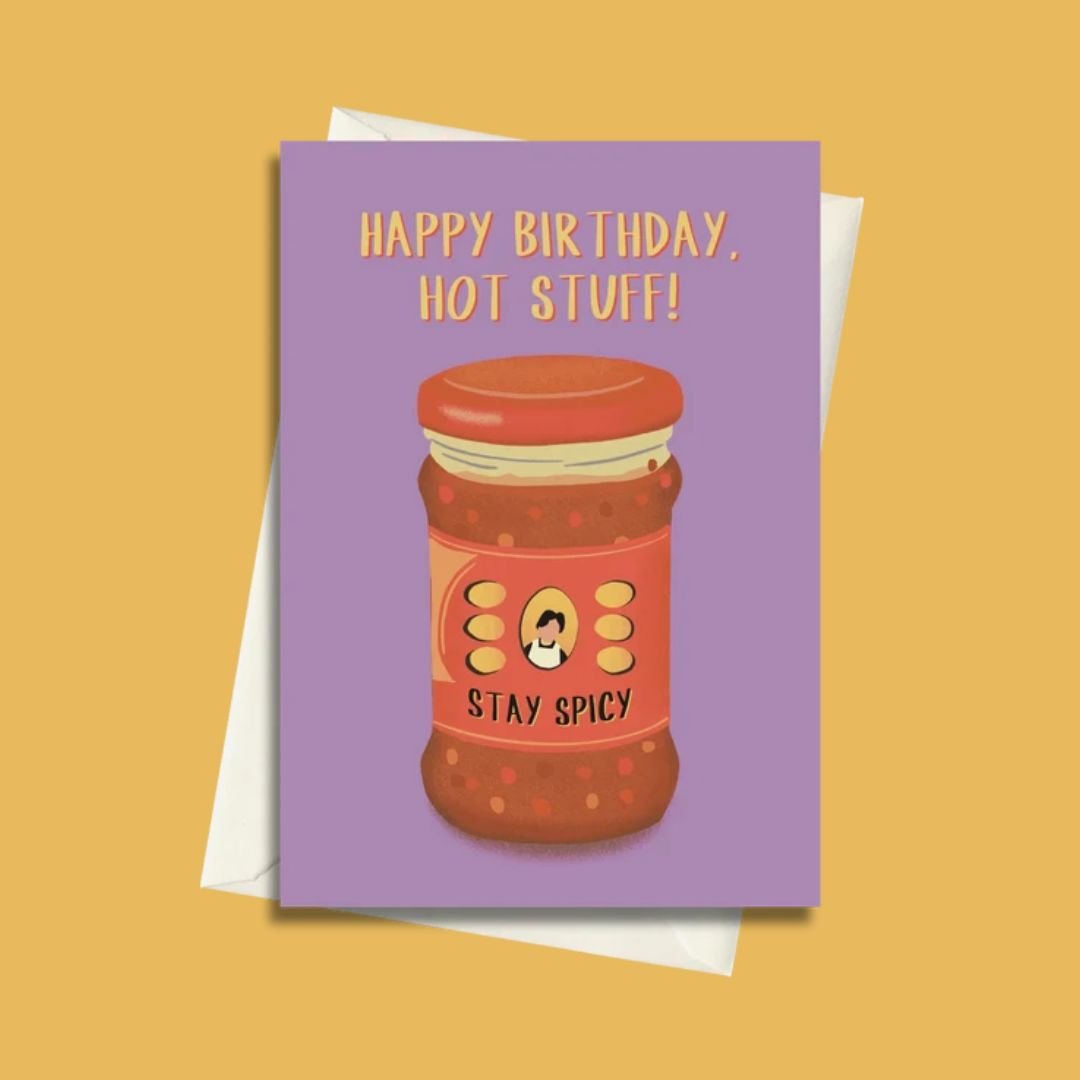 Happy Birthday, Hot Stuff! - Greeting Card by 852prints - BetterThanFlowers