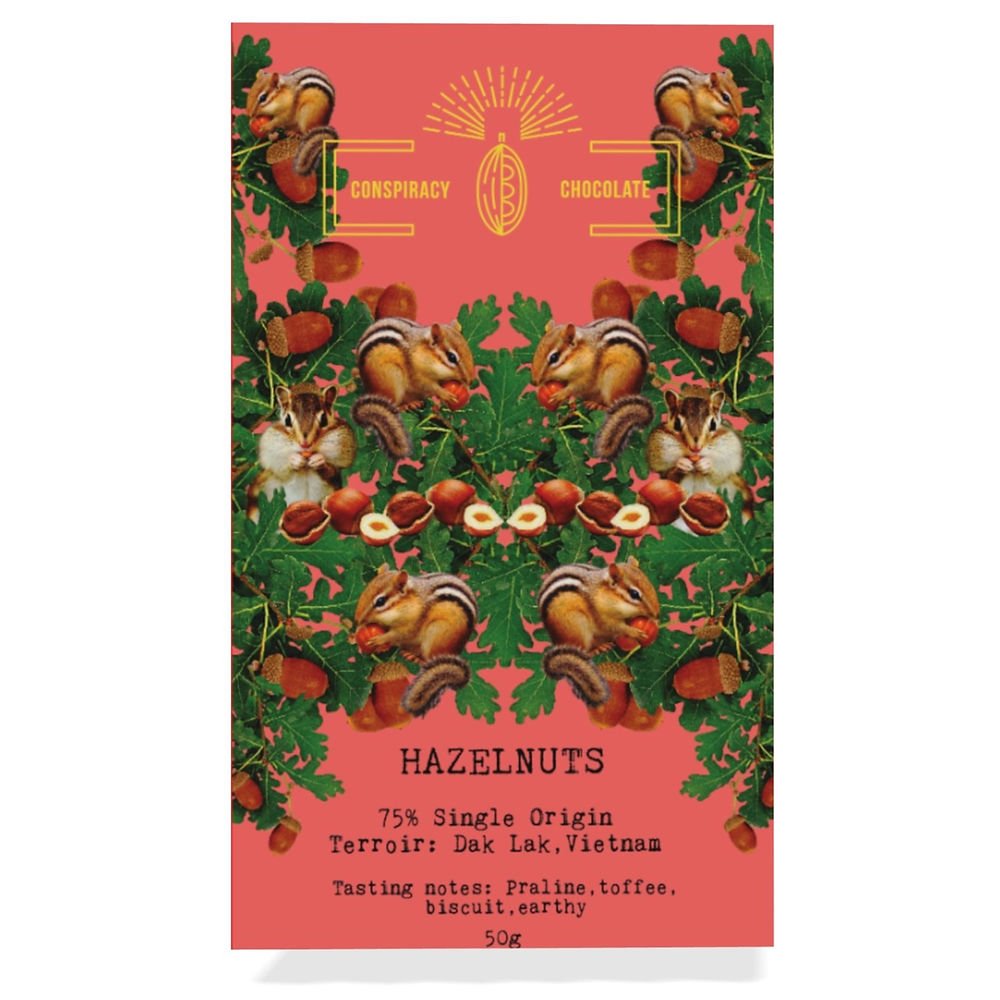 Conspiracy Chocolate 的榛子巧克力棒 - BetterThanFlowers