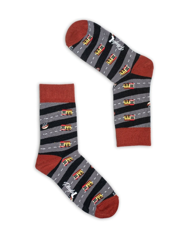 Hot Dog Bus Socks by Playful - BetterThanFlowers