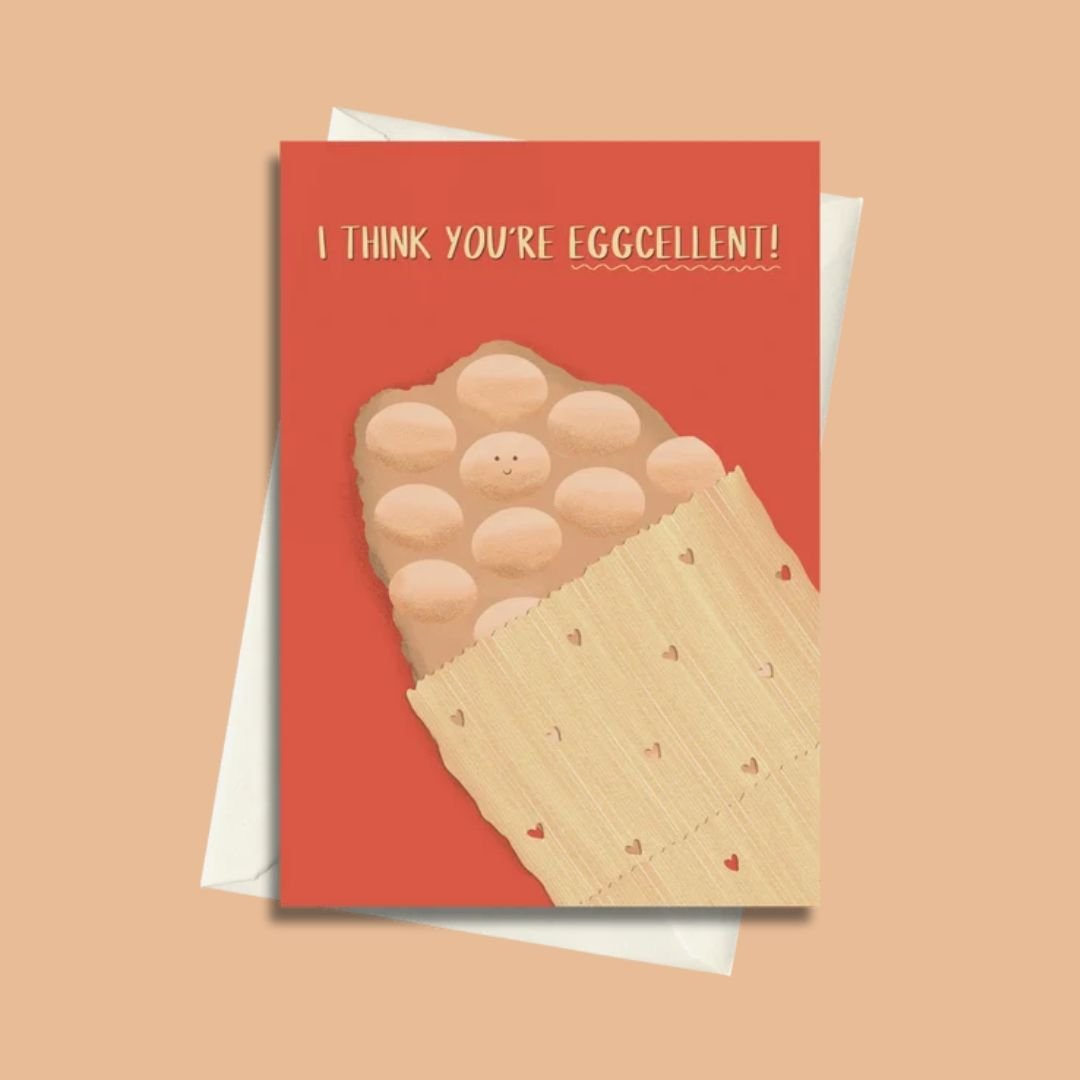 I Think You're Eggcellent - Greeting Card by 852prints - BetterThanFlowers