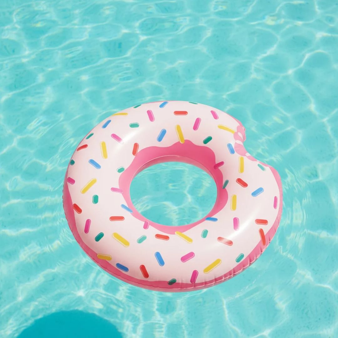 Inflatable Sprinkles Donut Pool Float Ring (107cm) - BetterThanFlowers