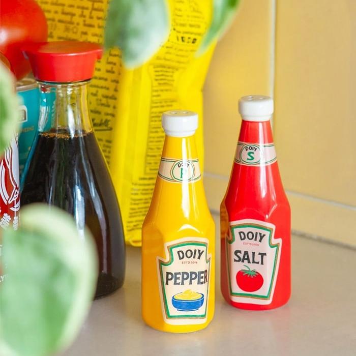 Ketchup & Mustard Salt and Pepper Shakers - BetterThanFlowers