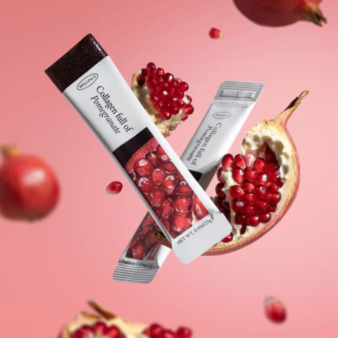 Korean Pomegranate Collagen Jelly Sticks by Wellinus - BetterThanFlowers