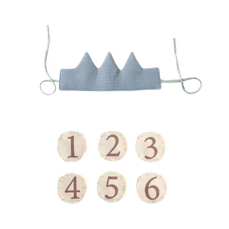 Personalized Birthday Crown Headband (Multiple Color Options)