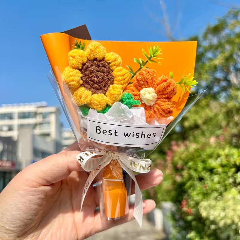 迷你鉤針花束（多種顏色可選） - BetterThanFlowers