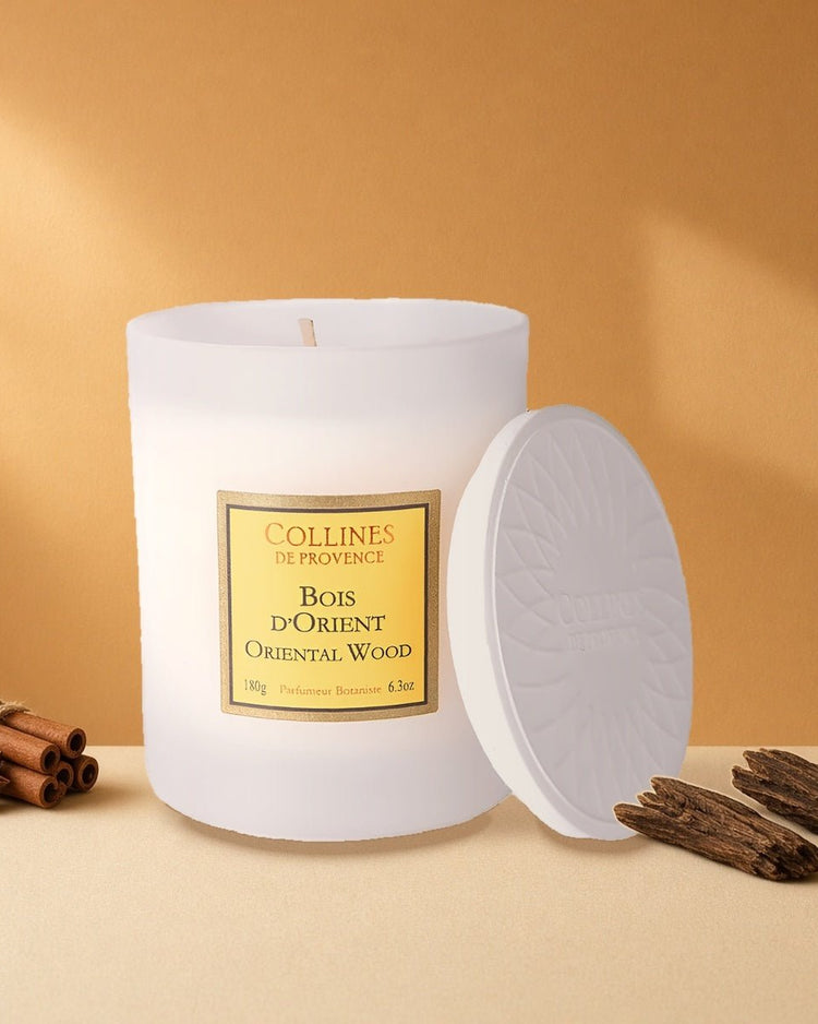 Oriental Wood Candle by Collines de Provence - BetterThanFlowers