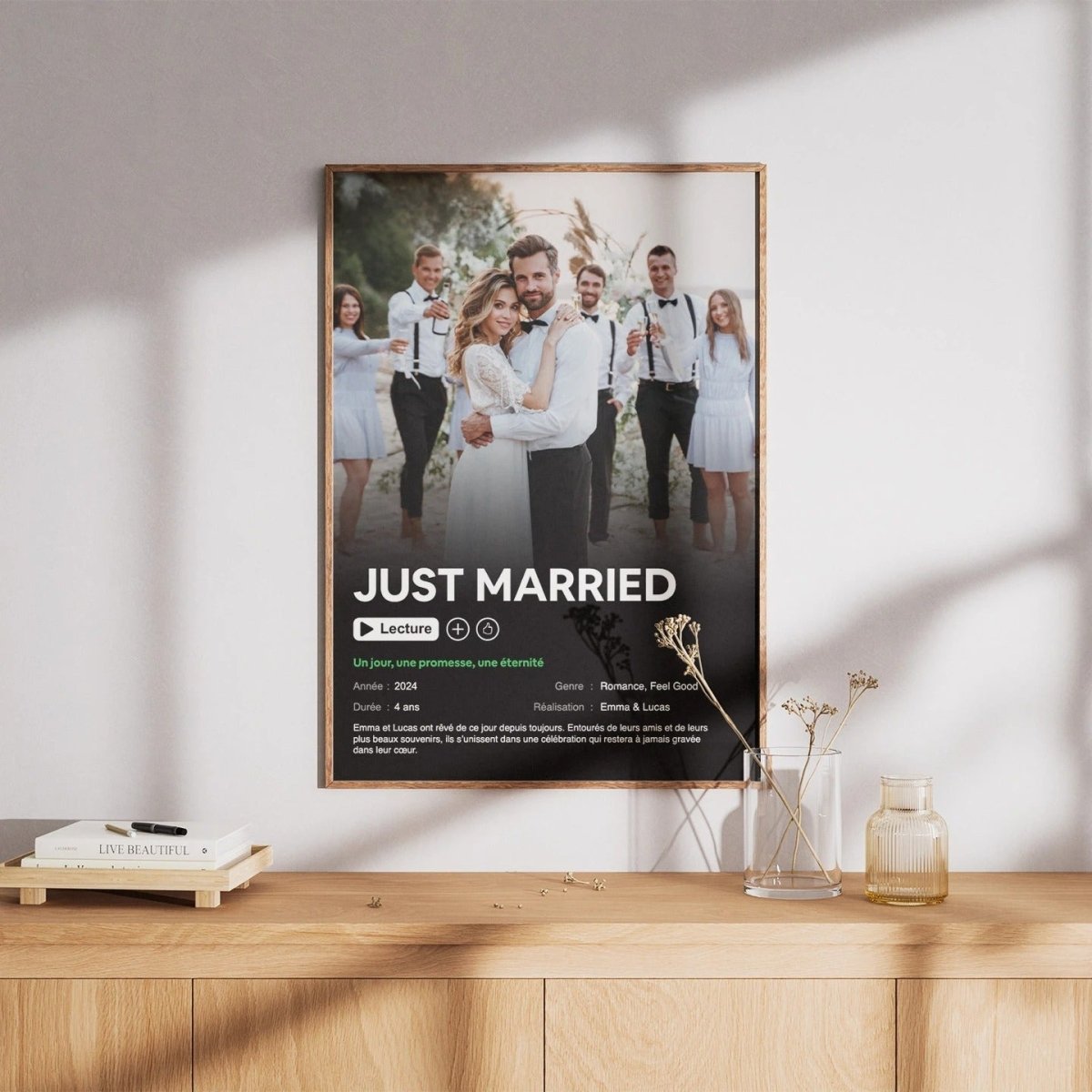 Personalized movie poster - BetterThanFlowers