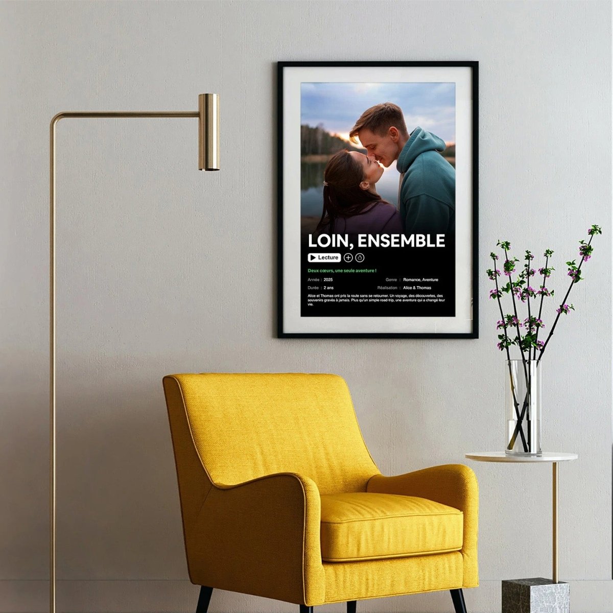 Personalized movie poster - BetterThanFlowers