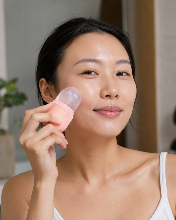 Pink Silicone Facial Ice Roller - BetterThanFlowers
