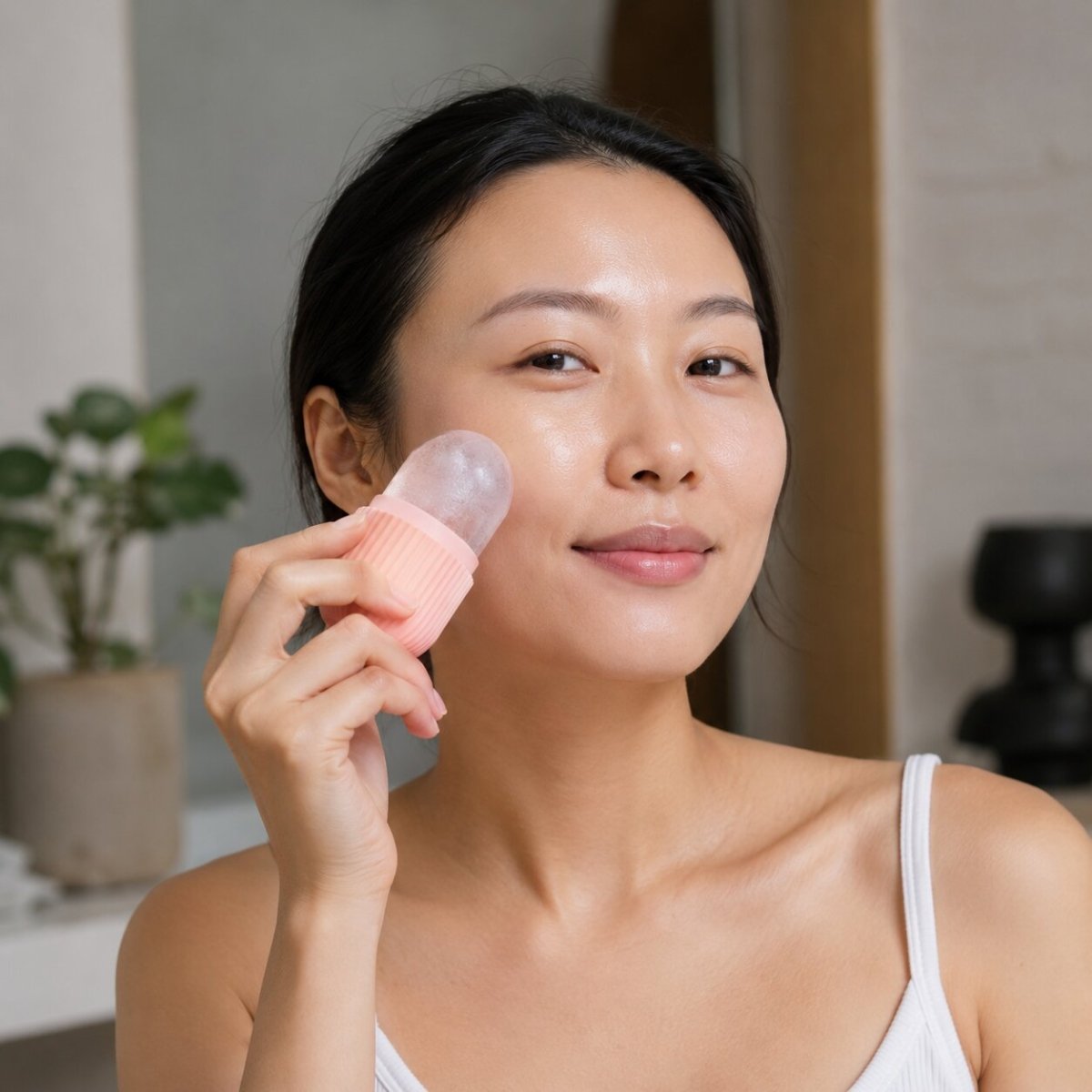 Pink Silicone Facial Ice Roller - BetterThanFlowers