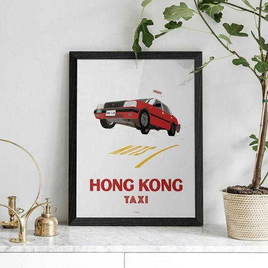 Red Taxi Offset by Tiny Island - BetterThanFlowers