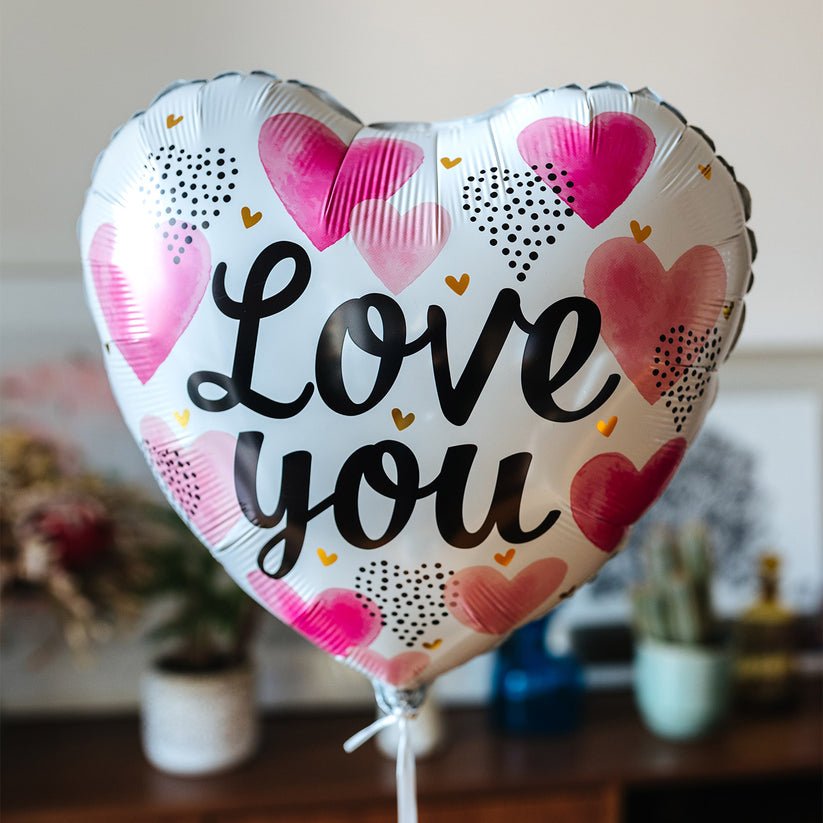 Watercolor Love You Balloon in a box - BetterThanFlowers