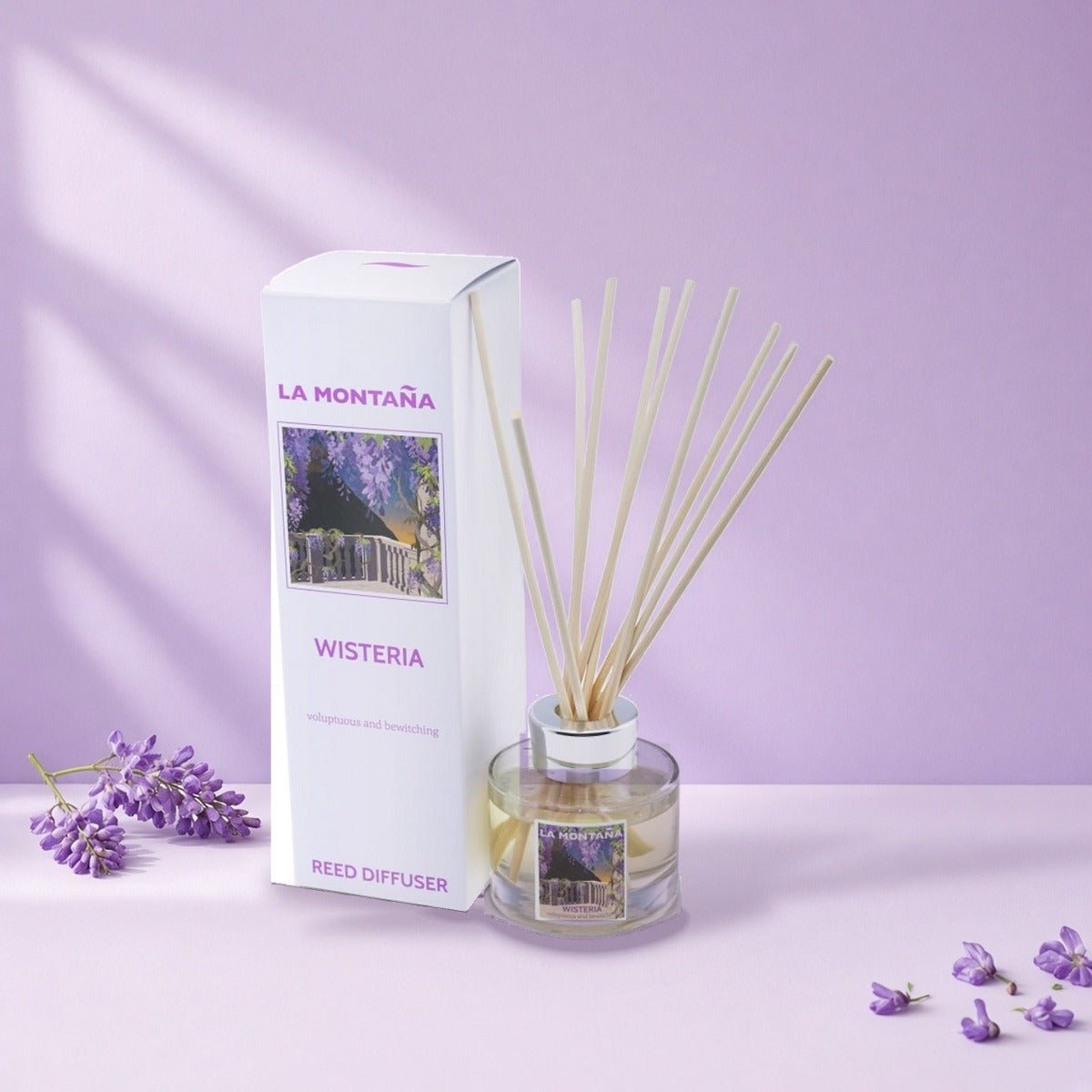 Wisteria Reed Diffuser by La Montana - BetterThanFlowers