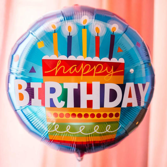 額外的生日快樂氣球(蛋糕版)