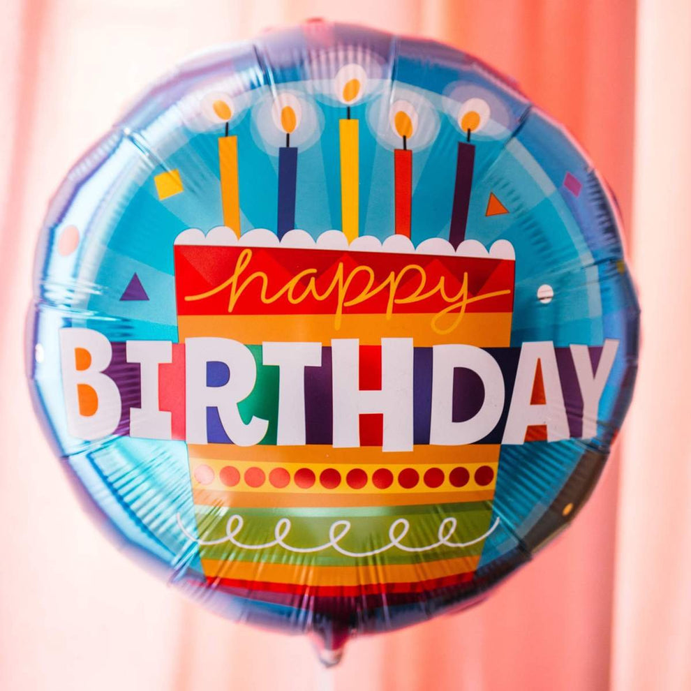 A second Happy Birthday Cake Balloon - BetterThanFlowers