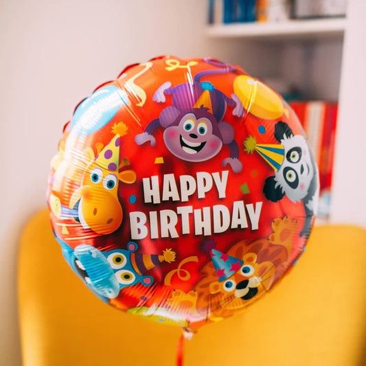 A Second Happy Birthday Zoo Balloon - BetterThanFlowers