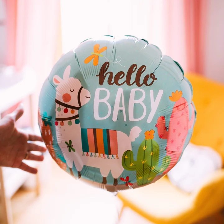 A Second Hello Baby Llama Balloon - BetterThanFlowers