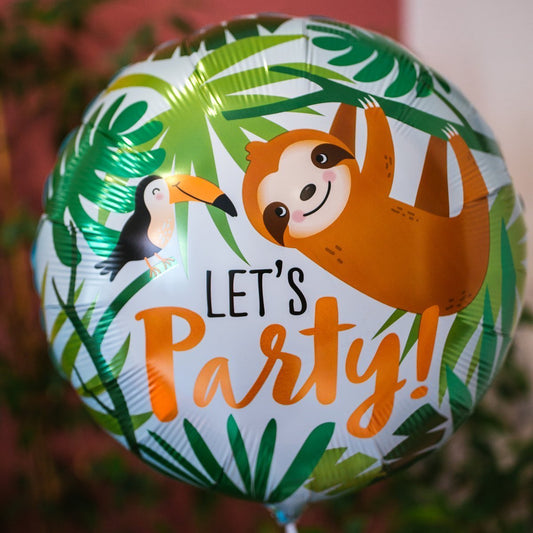 額外的「樹懶與你一起參加派對吧」氣球
