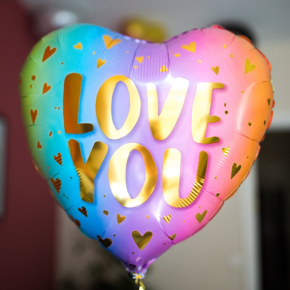 A second Love You Rainbow Balloon - BetterThanFlowers