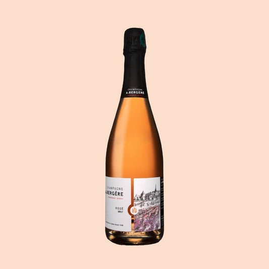 Bottle of Champagne Rosé - André Bergère Origine - BetterThanFlowers