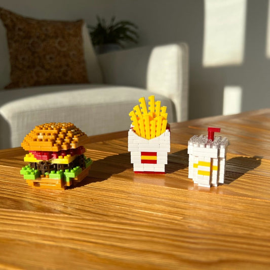 漢堡套餐積木玩具