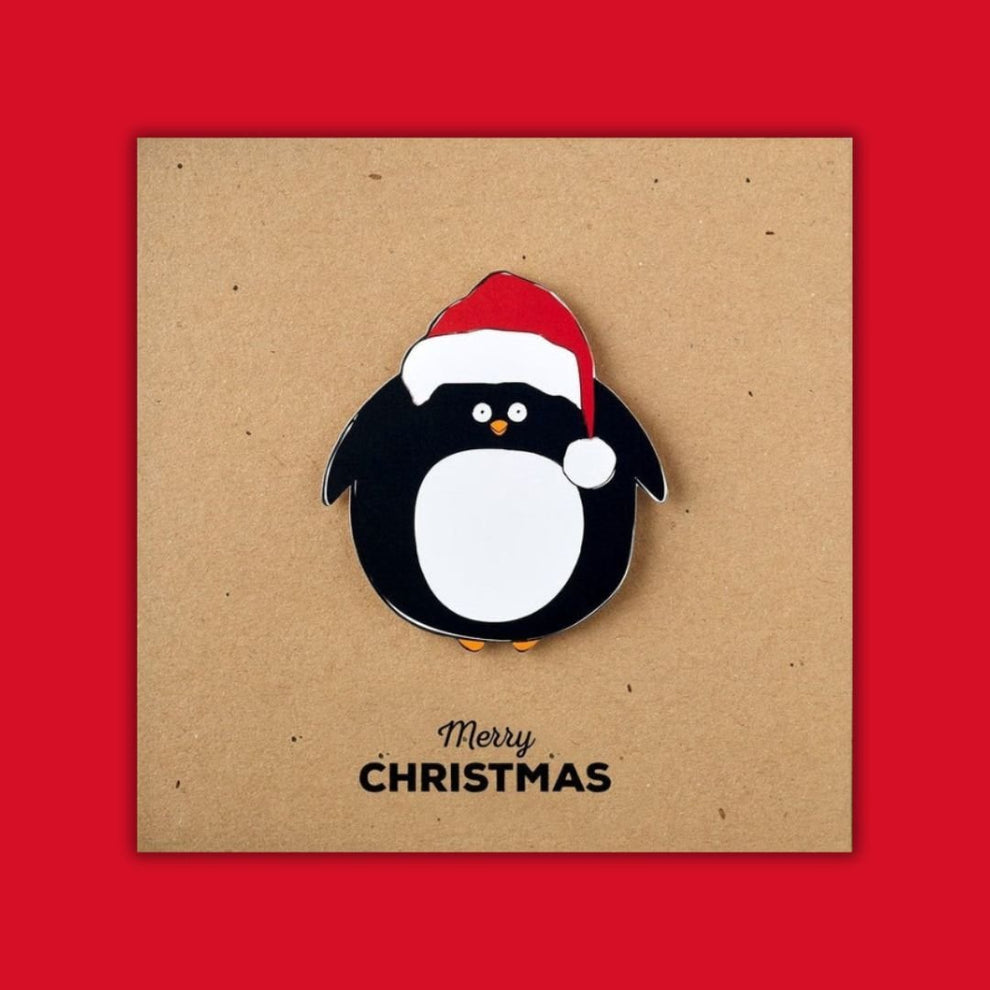 Christmas Penguin - Greeting Card by Tache - BetterThanFlowers