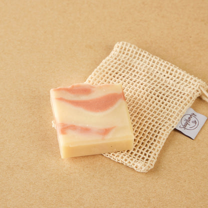 Exfoliating Linen Cotton Soap Pouch by Soap Yummy - BetterThanFlowers