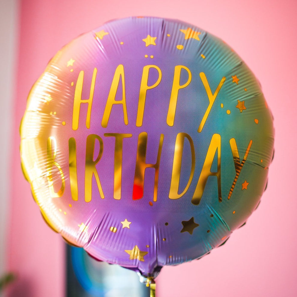 Happy Birthday Pastel Balloon - BetterThanFlowers