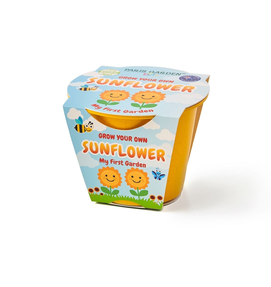 Kids Bio Pot Sunflower Kit by Boutique Garden - BetterThanFlowers