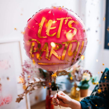 「一起來狂歡派對吧」氣球
