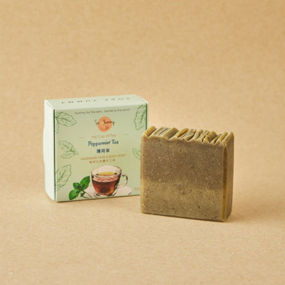 Peppermint Tea Refresher Face & Body Soap by Soap Yummy - BetterThanFlowers