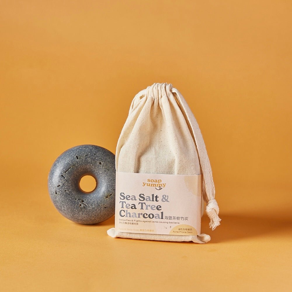 Soap Yummy 海鹽及茶樹竹炭面部及身體皂 - BetterThanFlowers