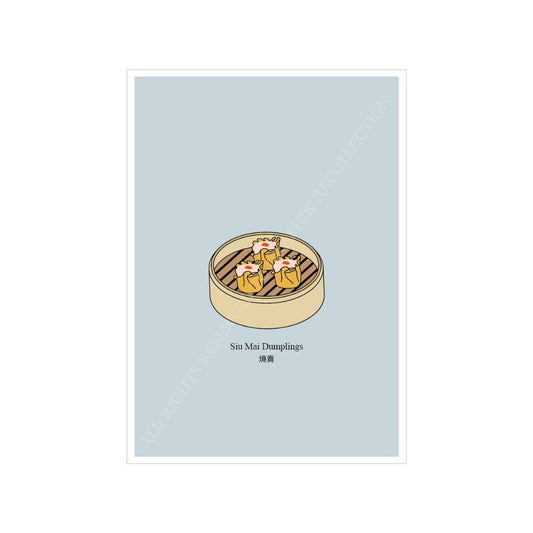 Siu Mai Dumplings Greeting Card by Graphik' Re!collection - BetterThanFlowers