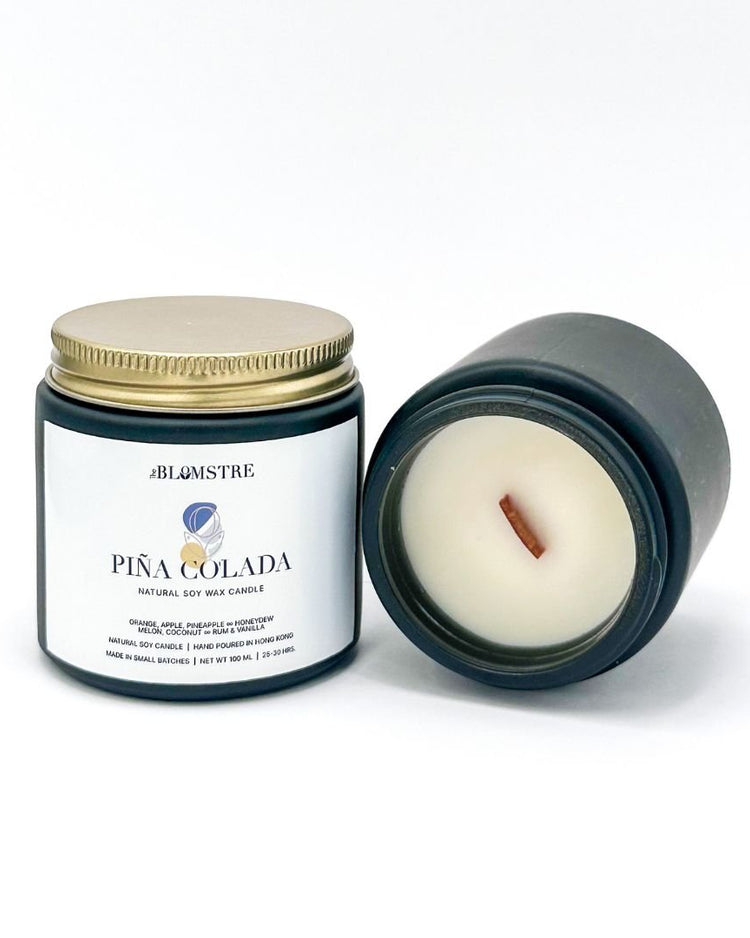 The Blomstre Soy Wax Candle 100ml：PIÑA COLADA - BetterThanFlowers