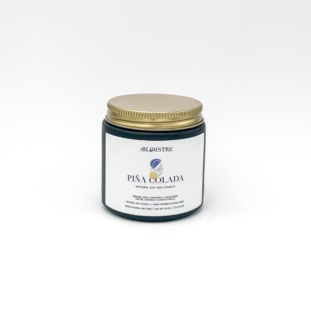 The Blomstre Soy Wax Candle 100ml：PIÑA COLADA - BetterThanFlowers