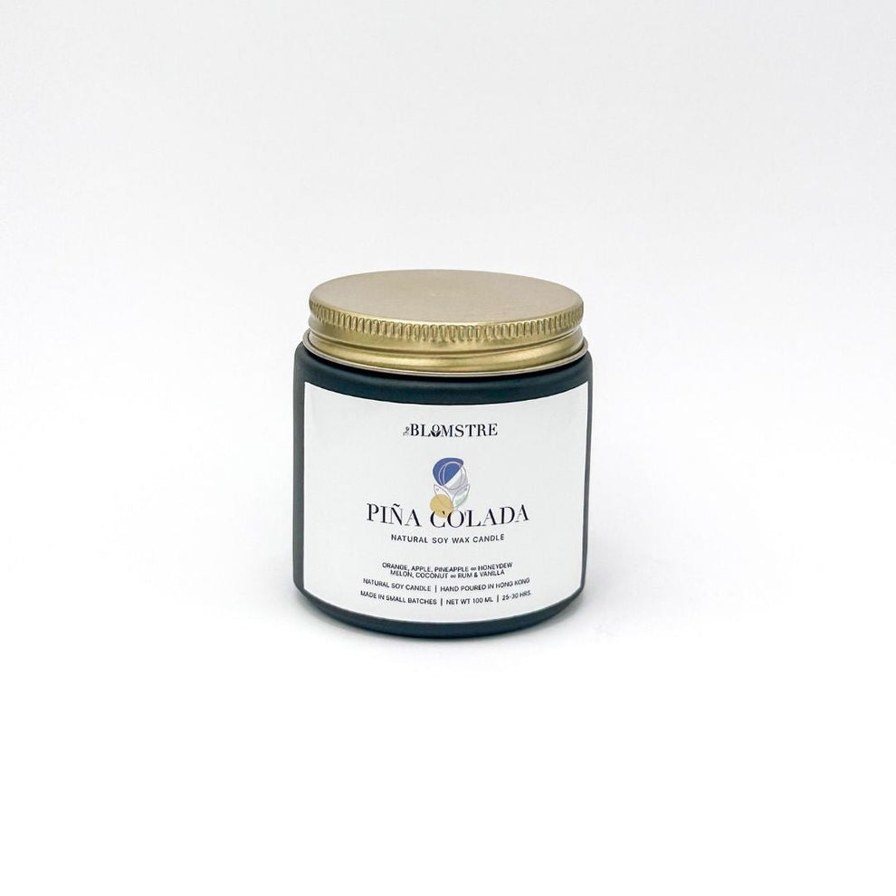 Soy Wax Candle 100ml: PIÑA COLADA by The Blomstre - BetterThanFlowers